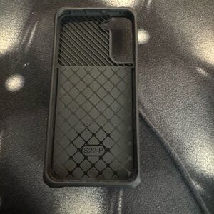 Black Phone Case for S22-P wallet case  S22P